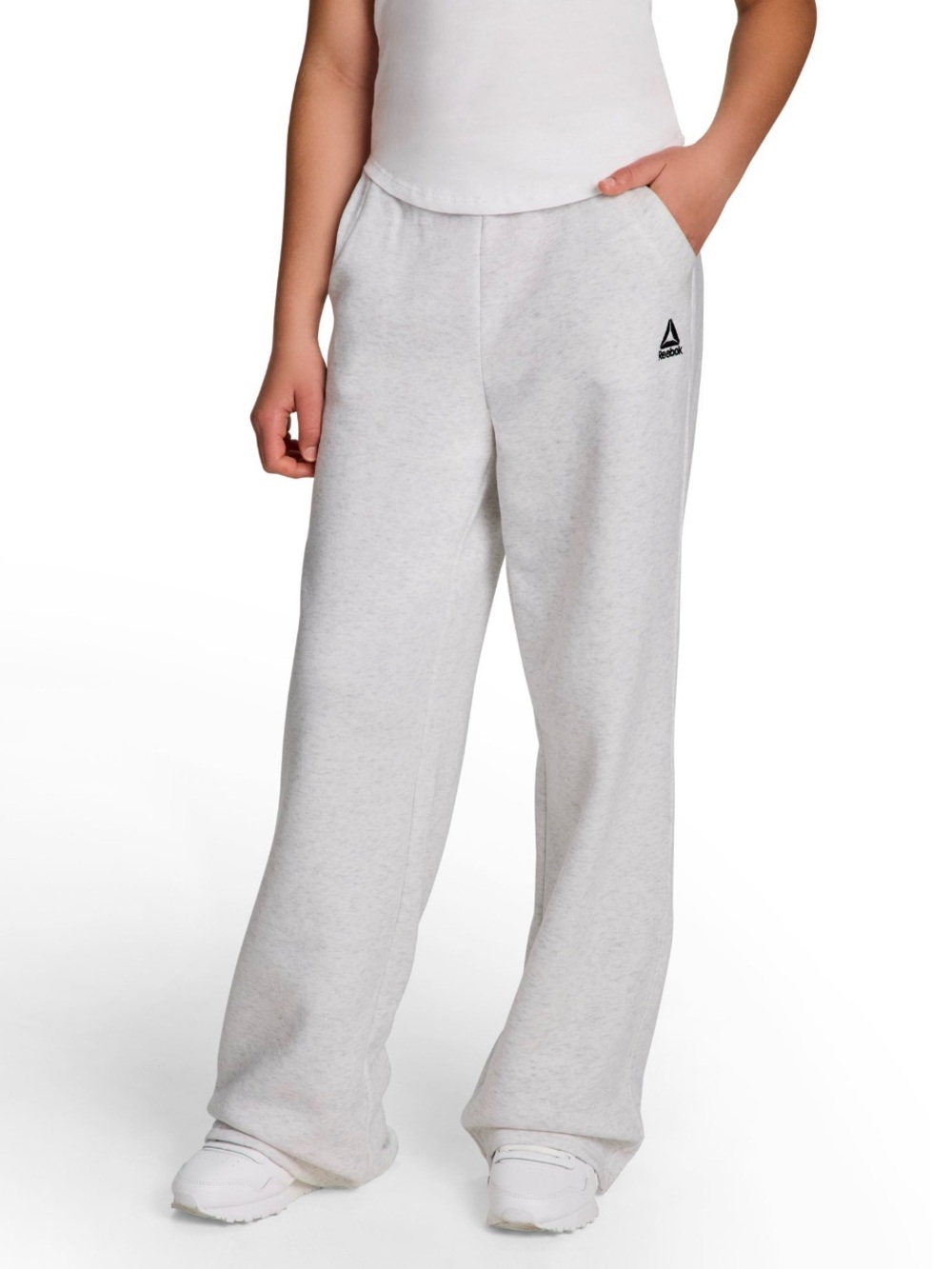 Reebok Girl's Game Day Fleece High Waisted Puddle Pant XXL 18